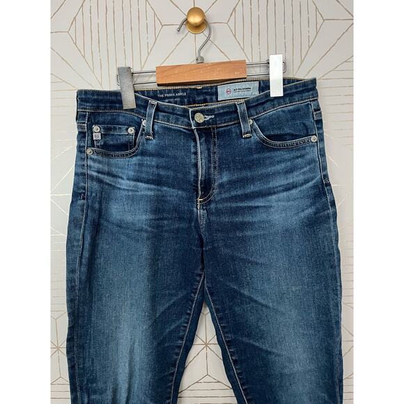 Adriano Goldshmied AG -ed The Prima Cigarette Ankle Denim 28R Stretch $215 - Picture 13 of 16